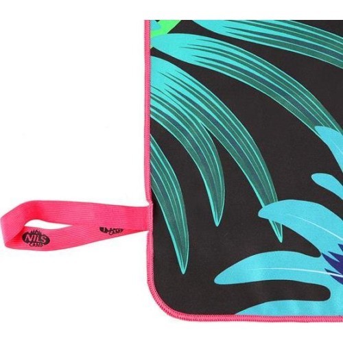 Microfibre Towel Nils Camp NCR14 Leaves, 160x80cm