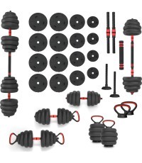 SGN140 (2 DAĻAS) PRO KOMPLEKTS 6IN1 SVARU KOMPLEKTS 40KG HMS