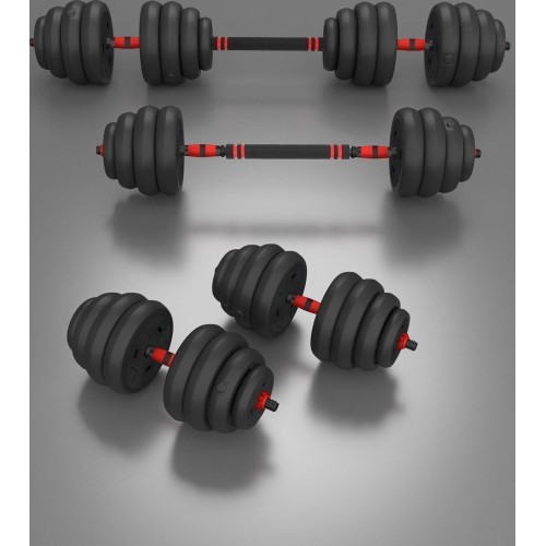 SGN140 Pro Set 6 vienā svaru komplekts, 2 daļas, 40 kg HMS