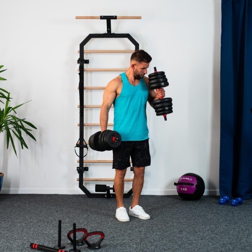 SGN140 Pro Set 6 vienā svaru komplekts, 2 daļas, 40 kg HMS