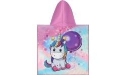 NAR20 UNICORN NILS AQUA PONCHO TOWEL