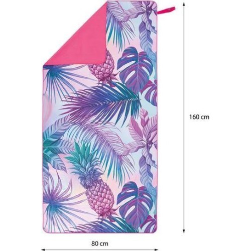 Полотенце из микрофибры Nils Camp NCR14 Pineapple, 160x80 см