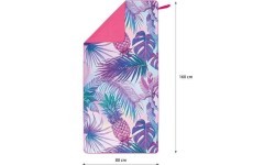Полотенце из микрофибры Nils Camp NCR14 Pineapple, 160x80 см