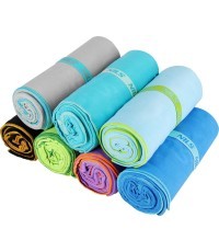 NCR12 MICROFIBRE TOWEL SEA BLUE 180x100 CM NILS