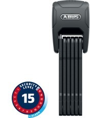 ABUS BORDO GRANIT™ 6500KA lock // with alarm, folding, 90 cm (black)