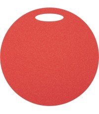 Yate apaļais sēdvietu paklājs, viens slānis, 35 cm diametrs, sarkans