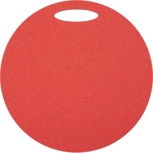 Round Sit Mat Yate, 1-layer, Diameter 35cm, Red