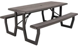 Picnic Table Lifetime Rough-Cut, Foldble