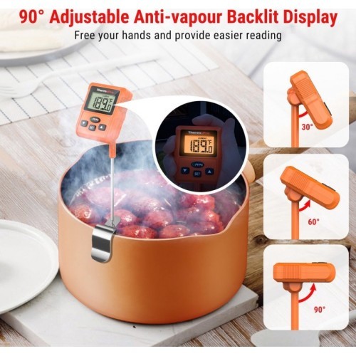 Digitālais eļļas un konfekšu termometrs ar zondi ThermoPro TP511