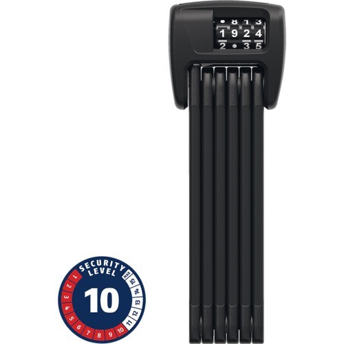 Замок ABUS BORDO Combo 6000C/90, складной, чёрный, 90 см