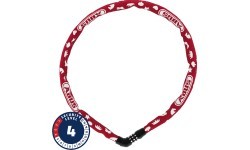 Замок ABUS Steel-O-Chain™ 4804C/75 Red Symbols, цепь, 75 см (красный)