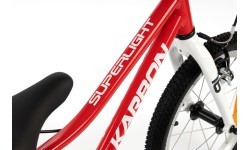 Velosipēds Karbon Superlight Automatic 16, sarkans