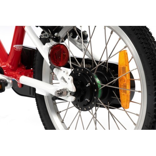Velosipēds Karbon Superlight Automatic 16, sarkans