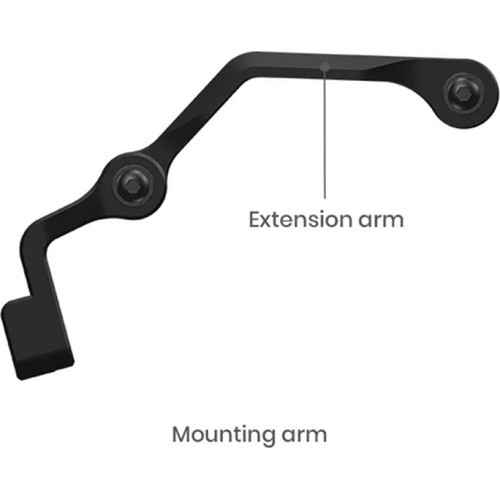 Priekšējā lukturīša turētājs/adapteris Magicshine FORKIX Brompton salokāmajiem velosipēdiem // GoPro stiprinājums