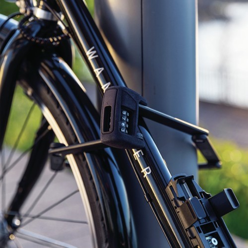ABUS BORDO Combo 6000C/90 folding lock, black, 90 cm