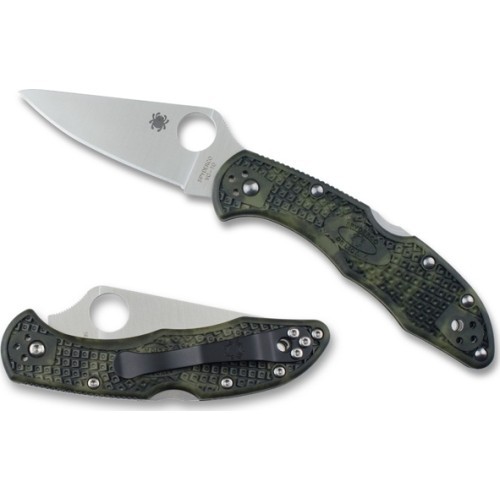 Складной нож Spyderco C11ZFPGR Delica 4 Zome, зелёный