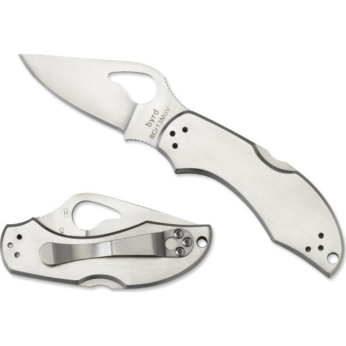 Saliekamais nazis Spyderco BY10P2 Robin 2, nerūsējošais tērauds