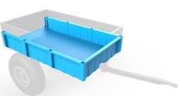 Large Trailer - Container, blue