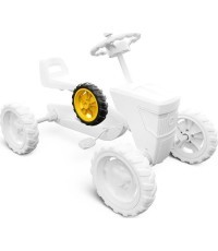 Колесо 9x2 Farm, жёлто-чёрное, заднее левое