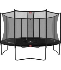 Батут BERG Favorit Regular 430 Black + защитная сетка Comfort