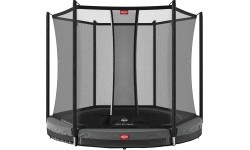 Батут BERG Favorit InGround 200 серый с защитной сеткой Comfort