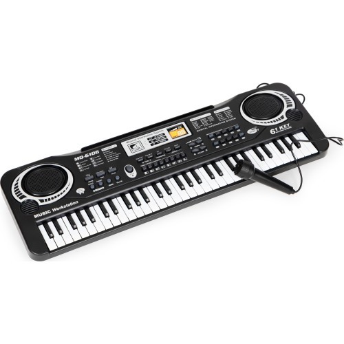 Keyboard piano for kids with microphone + power supply