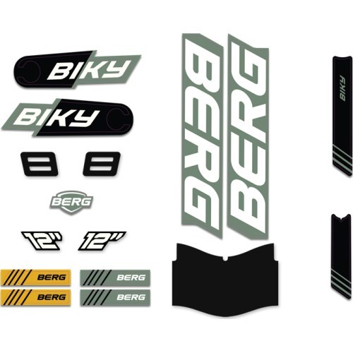 Biky - Sticker set Cross Green