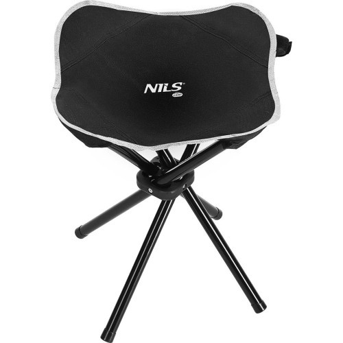 NC3010 BLACK CAMPING STOOL NILS CAMP