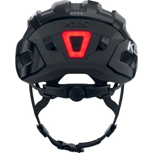 KLS Daze Lumio 022 Helmet with Light, Size M/L: 55-58 cm (Red)