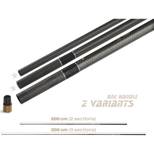 Kešeres kāts ZFISH Tactical Landing Net 3,0 m