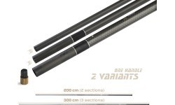 Kešeres kāts ZFISH Tactical Landing Net 3,0 m