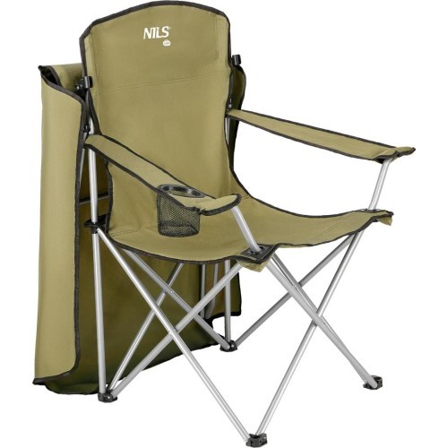 NC3087 GREEN CAMPING CHAIR SUNSHADE NILS CAMP