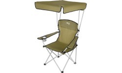 NC3087 GREEN CAMPING CHAIR SUNSHADE NILS CAMP