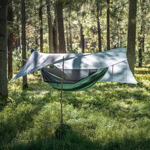 Тент для сна на земле Lesovik ZMORA silver pine
