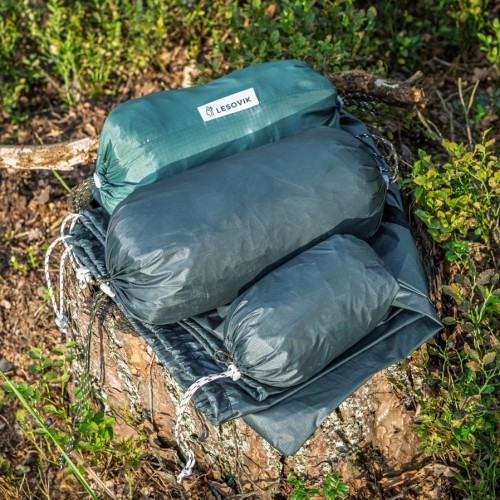 Lesovik šūpuļtīkla tents HEKSA silver pine
