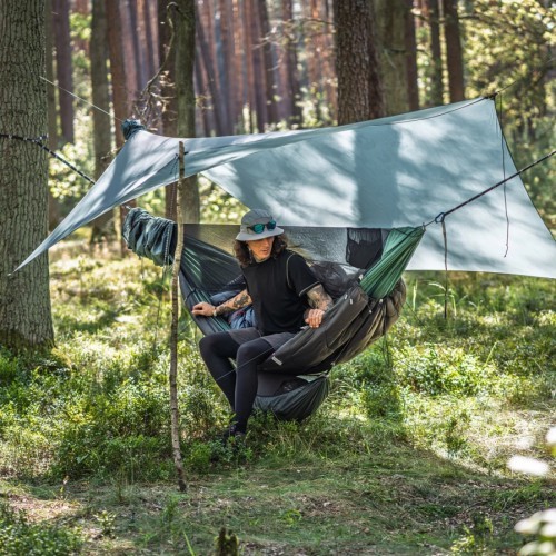 Lesovik šūpuļtīkla tents HEKSA silver pine