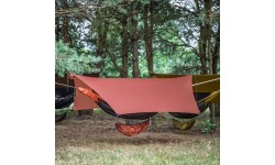 Lesovik HEKSA šūpuļtīkla tents, terra rosa