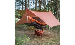 Lesovik HEKSA šūpuļtīkla tents, terra rosa