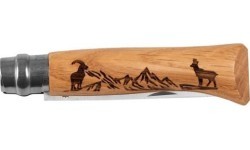 Нож Opinel 8 inox дуб серия Animal - серна