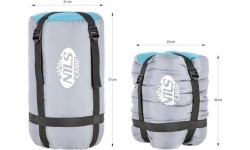 Sleeping Bag Nils Camp NC2008, Grey-Green, Size M