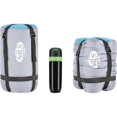 Sleeping Bag Nils Camp NC2008, Grey-Green, Size M
