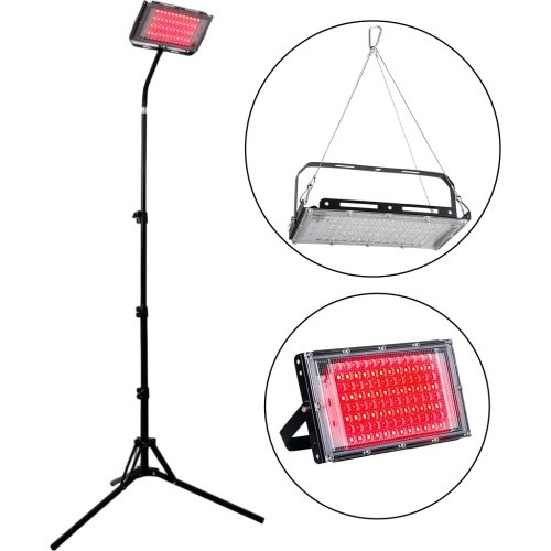Infrasarkanā LED lampa ar statīvu inSPORTline Elbasan
