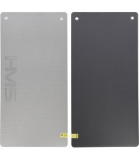 Fitnesa paklājs HMS Premium MFK07 gaiši pelēks-melns, 120 x 60 cm, EVA, 15 mm