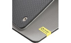Fitnness Mat HMS Premium MFK07 Light Grey-Black, 120x60cm, EVA 15mm
