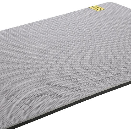 Fitnesa paklājs HMS Premium MFK07 gaiši pelēks-melns, 120 x 60 cm, EVA, 15 mm