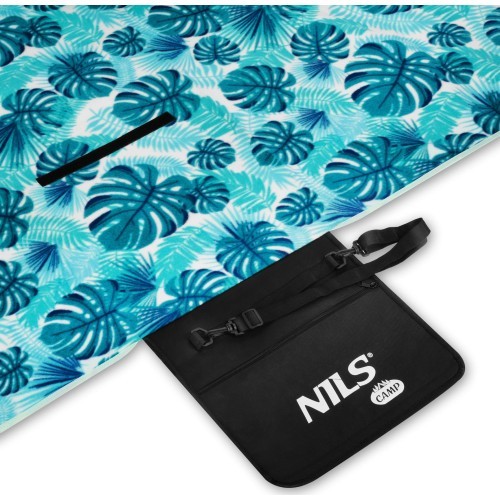 NC2224 TURQUOISE PICNIC BLANKET 200 x 200 PE ALU NILS CAMP
