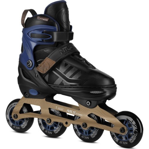 Ролики Nils Extreme NA684 розовые, размер M (35-38) - Роликовые коньки