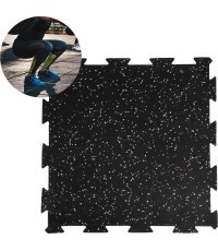 Lieljaudas grīdas paklājs inSPORTline Puzeko 50 x 50 x 1 cm - Black-Grey