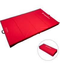 Складной гимнастический мат inSPORTline Quad fold 200 x 120 x 5 cm - Красный
