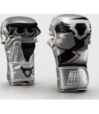 Ringhorns Charger by Venum MMA Sparring Gloves - Silver/Black